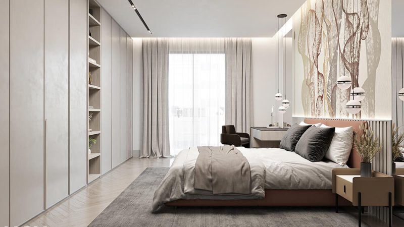 Apartment Bedroom Interior Design Watermark