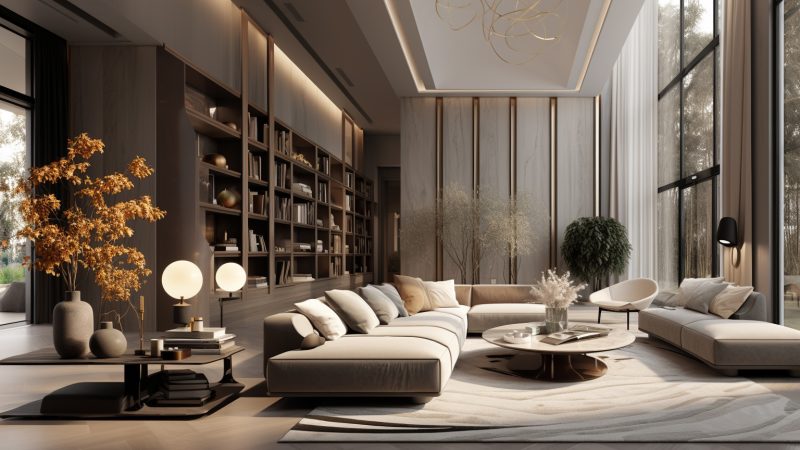 2022-06_Palm Jumeirah Villa Library