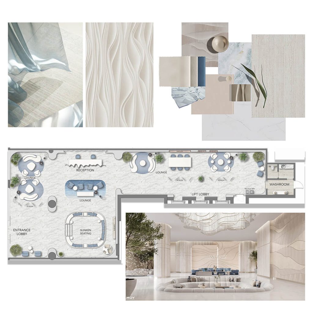 Dubai Islands Lobby Interior Design